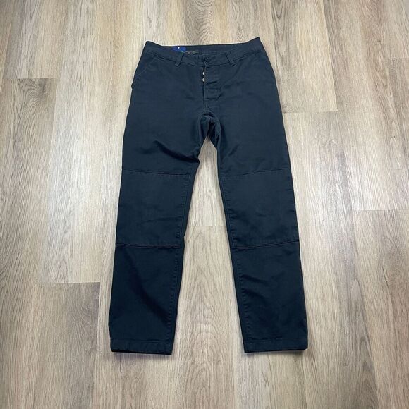 Askov Finlayson Pants Mens 32 Black Vermilion Tailored Fit Outdoor Canvas - Picture 1 of 11